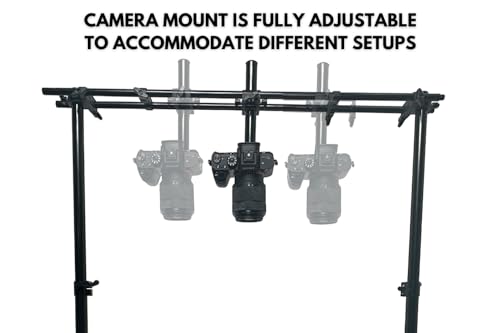 Glide Gear OH 200 Overhead Rig – DSLR, Smartphone – Modular, Adjustable, Flat Lay Mount, All-Metal Build - size: OH 200
