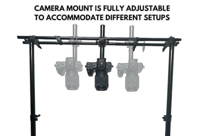 Glide Gear OH 200 Overhead Rig – DSLR, Smartphone – Modular, Adjustable, Flat Lay Mount, All-Metal Build - size: OH 200