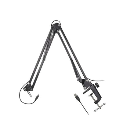 Audio-Technica AT2005USBPK Vocal Microphone Pack for Streaming/Podcasting, Includes USB and XLR Outputs, Adjustable Boom Arm, & Monitor Headphones,Black - style: AT2005USBPK