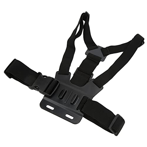 Qiilu Chest Harness Phone, Mobile Phone Chest Mount Adjustable Cellphone Selfie Chest Mount Harness Strap Holder with Cell Phone Clip Holder Compatible with Most Smartphones