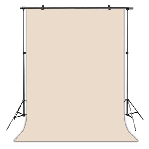 Beige Photography Backdrop Studio Photography Film & Television Portraiture Interview Programs Product Display Home Videos Parties Exhibition Halls Wedding Backdrops 8x10FT - color: Beige, size: 8x10FT