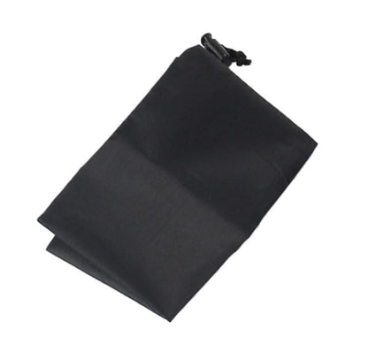 Reflex Camera Black Mini Travel Storage Pouch Bag compatible with Go Pro Hero Action Camera – Lightweight, Portable Polyester Case for Accessories, Protective Carry Bag for Headbands, Straps