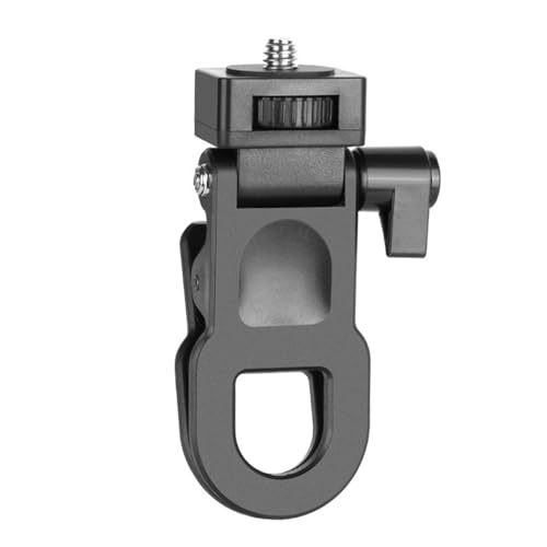Monitors Camera Mount Clamp Clip for Fill Light Holder Webcam Stand with 1/4 Screw Connector for Video and Photography (A)