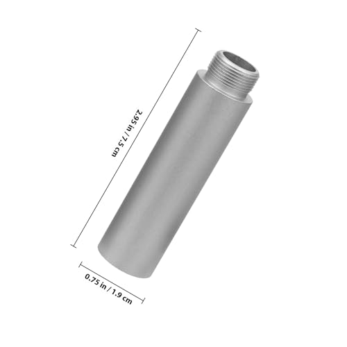 FRCOLOR Microphone Stand Extension Kit 5/8" to 3/8" Adapter with Dual Mic Arm Extension Tubes for Desk Mounting and Live Streaming Use