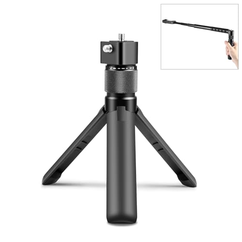 PULUZ Bullet Time Handle Tripod Rotating Grip | Insta360 X5/X4/X3/ONE RS/ONE X2, GoPro Hero 13/12/11/10, DJI Osmo Pocket 3, Desktop Tripod Stand, Action Camera Selfie Stick
