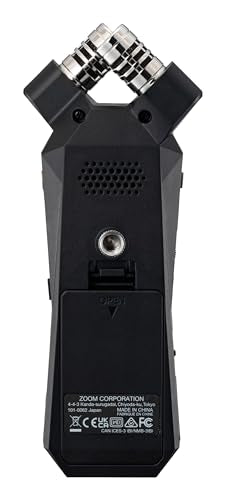 Zoom H1 Essential Handheld Recorder for Musicians, Podcasters & Filmmakers with Stereo Microphones, 32-Bit Float, USB Microphone Mode | 32-Bit Float Wav, USB-C Mic Mode, SD Card Recording, USB or 2×aa Power - style: H1e Only