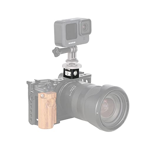 NICEYRIG Cold Shoe Adapter for ARRI Mount, Thumbscrew Easy Mounting Cold Shoe Base for Camera Cage Rig, DSLR Top Handle, Cheeseplate - 500 - style: ARRI mount