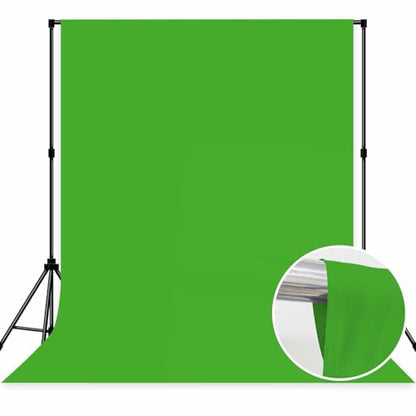 Green Photo Backdrop Professional Photography Background Polyester 6x9ft | Photoshoot Backdrop Suitable for Baby Baptisms, Graduation Photos, Weddings, School Party Themes, and Product Photography - color: Green, size: 6x9ft