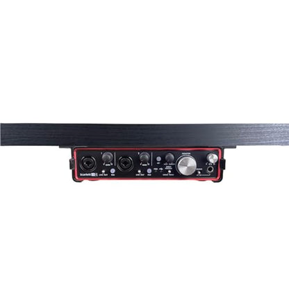Desk Mount Kit for Focusrite Scarlett 2i4 (1st & 2nd Gen) - Under Desk Mount Brackets with Reversible Clips - Secure Mounting Accessories