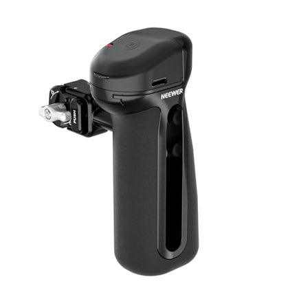NEEWER Quick Release Side Handle with Bluetooth Shutter, Cold Shoe, 360° Rotation, Compatible with iPhone Android NEEWER Phone Cage Blackmagic Camera App for Focus/Zoom, PA148E - style: PA148E