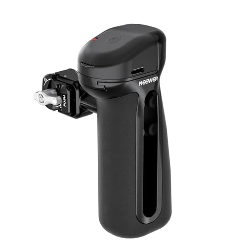 NEEWER Quick Release Side Handle with Bluetooth Shutter, Cold Shoe, 360° Rotation, Compatible with iPhone Android NEEWER Phone Cage Blackmagic Camera App for Focus/Zoom, PA148E - style: PA148E
