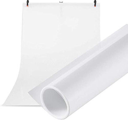 Meking PVC Backdrop 39x78Inch/100x200cm PVC Background Matte White & Black Photography Backgrounds White Vinyl Backdrop for Product Photo Video Photography Studio -Black/White - color: Matte Black/White