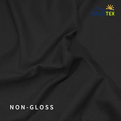 ISSUNTEX 10X16 ft Background Muslin Backdrop, Photo Studio, Collapsible High Density Screen for Video Photography and Television-Black - color: Black, size: 10X16 ft