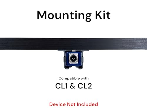 Desk Mount Kit for Cloudlifter CL-1 / CL-2 - Under Desk Mount Brackets with Reversible Clips - Secure Mounting Accessories