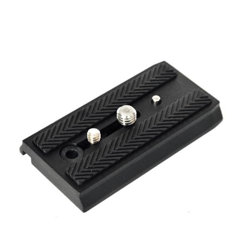 501PL Sliding Dovetail Quick Release Plate - Compatible with Manfrotto 501HDV, 503HDV, 701HDV, MVH400AH, 577/501/503/701 NG Camera Tripod Heads - Includes 1/4"-20 & 3/8"-16 D-Ring Screw - color: Standard Version (90mm)