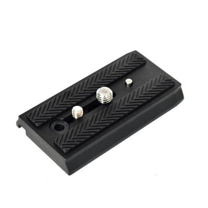 501PL Sliding Dovetail Quick Release Plate - Compatible with Manfrotto 501HDV, 503HDV, 701HDV, MVH400AH, 577/501/503/701 NG Camera Tripod Heads - Includes 1/4"-20 & 3/8"-16 D-Ring Screw - color: Standard Version (90mm)