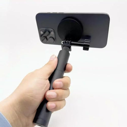 Magnetic Action Camera Holder Mount Adapter for MagSafe iPhone Gopro Jaws Flex Clamp Mounts Magnetic Neck Phone Holder Wrist Strap Mounts Selfie Stick Chest Mount Harness Backpack Mounting Clip