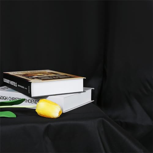 TRLYC Black Background Backdrop - 7x10 FT Polyester Fabric Background Seamless Screen Drop for Photography Video Studio Parties Halloween - color: Black, size: 7x10FT