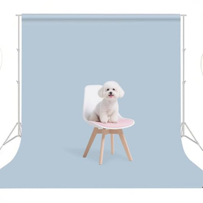 Dusty Blue Photo Backdrop for Photoshoot Photography Background Studio Blue Aura Backdrop Streaming Video Shooting 5x7FT - color: Blue Aura, size: 5X7 FT