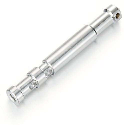 PHOCUS 4.92inch Long Double Stud 5/8" Baby Pin Attach with Super Clamp, Grip Head for Photography Lighting