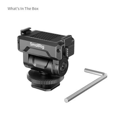 SMALLRIG Quick-Release Cold Shoe Mount for DJI Osmo Action 6/ Nano, Features a 1/4"-20 Threaded Hole and Cold Shoe, Supports 160° Tilt Swivel, for Magic Hand, Selfie Sticks, Camera Cages, 6440 - style: Cold Shoe Mount