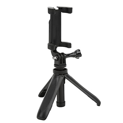 Smartphone Vlogging Kit Live Broadcast Phone Video Microphone Kit with Fill Light Tripod and Phone Holder - 5 - in - 1 LED Fill Light, Desktop Stand Can Be Handheld, Ideal for Li