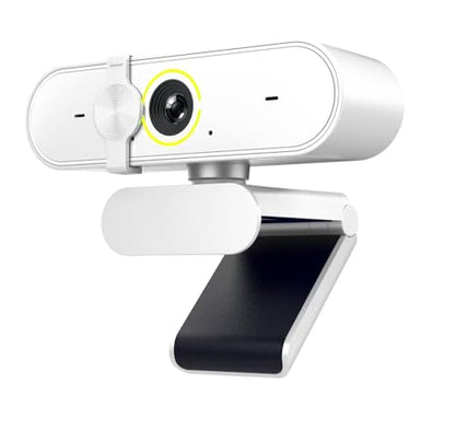 2K Webcam with Noise Cancellation Microphone, Plug & Play HD USB Webcam, 90° FOV, Privacy Cover, Portable Camera for Laptop, Desktop, PC, Mac, Zoom, Skype (B) - color: B