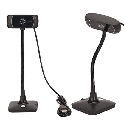 C185 HD Webcam with Noise Reduction Microphone, 720P USB Web Camera, 60 Degree Wide Angle Lens and 360 Degree Rotation for Video Conferencing Live Streaming