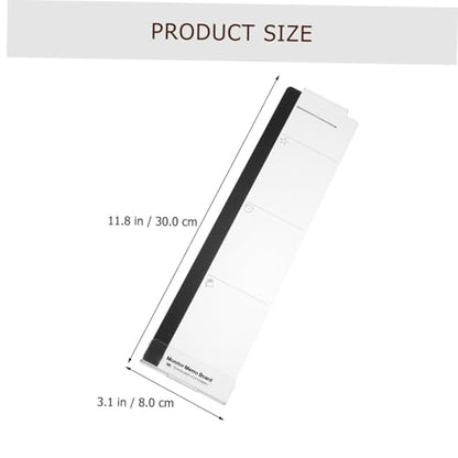 Holibanna 2Pcs Transparent Memo Boards with Phone Holders Convenient Computer Accessories for Office Home and Desktop Use Lightweight Design for Easy Viewing and Hands Phone