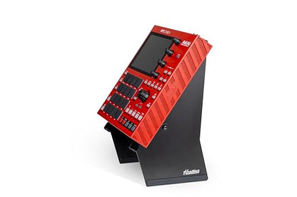 Headliner Adjustable Steel Desktop Production Stand; 55˚ Degree Angle; Fits Larger Desktop Synths, Samplers, Effects Modules, Drum Machines and more Music Production Gear for your Studio - size: Single-Tier 55° Desktop Production Stand