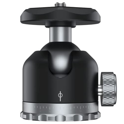 Tripod Ball Head 360 Degree Rotating Panoramic Ballhead with 1/4 inch Screw 3/8" Thread Mount, Max Load up to 5 kg/ 11lb,for Monopod, DSLR, Phone, Gopro - size: Heavy duty 11/lb