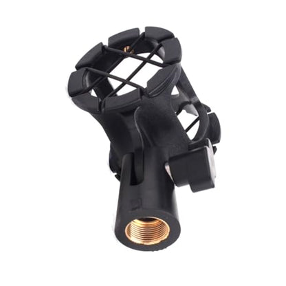 Microphone Mic Stand Suspension Shock Mount Pencil Clip Clamp Holder Bracket With Cold Shoe Mount Stand Replacement