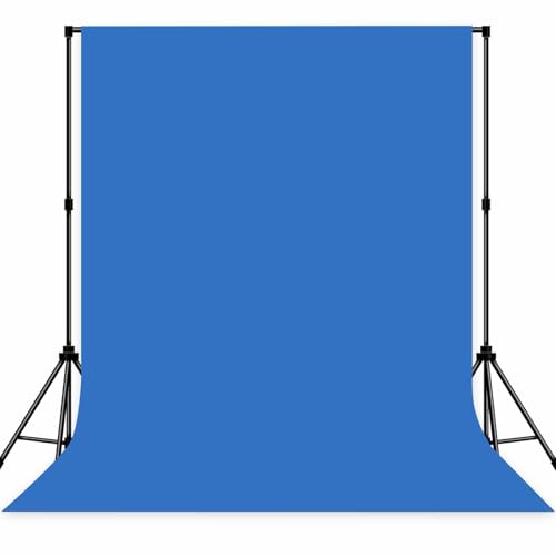 Photo Backdrop Blue Background Fabric Professional Photography 6x9ft Seamless Design Eliminates Wrinkles Ocean Theme Event Bachelor Party Decoration - color: Blue, size: 6x9ft