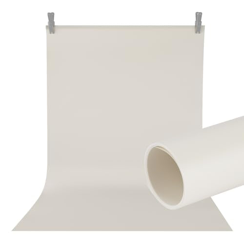 Meking 31.5x59.06 Inch PVC Backdrop, Matte Milky White Background for Photography Vinyl Backdrops for Product Photography,Portrait Shoots and Photo Studio - color: Matte||MILKY WHITE