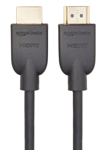 Amazon Basics High-Speed 4K HDMI 2.0 Cable, 3-Pack, 3ft, 18Gbps, 2160p, 48 bit, Compatible with TV/PS5/Xbox/Roku/Blu-ray, Black - size: 3 Feet, style: 3-Pack