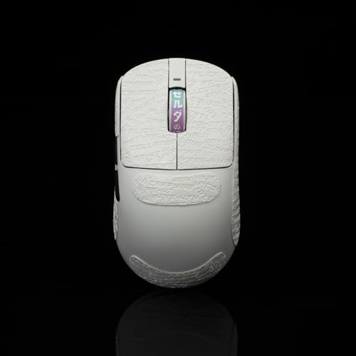 Gamer Mouse Grip Tape Sticker for VGN Dragonfly R1 Pro MAX VXE Non Slip Suck Sweat Pre Cut Easy Install CS Letter White - color: Cs White