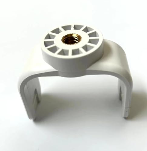 LZYDD Webcam Clip with Mini Desk Tripod Mount for Logitech StreamCam 1080P HD 60fps Streaming Webcam (White) - color: White