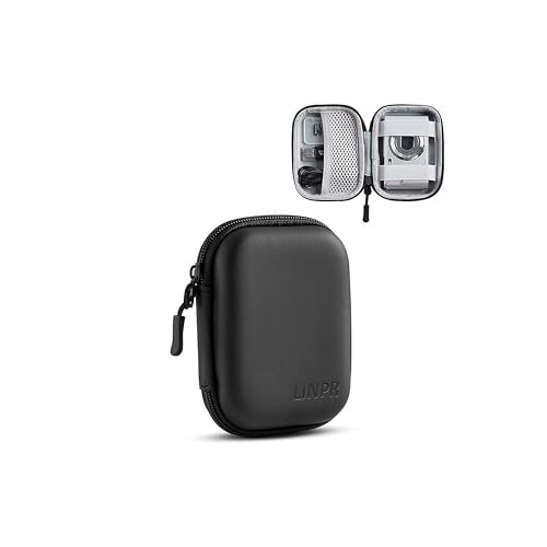 Digital Camera Case for CAMKORY, KODAK PIXPRO FZ45/FZ55, Canon IXUS 285 HS, Lecran, Small Travel Compact Camera Holder with Mesh Pocket for Accessories SD Card (Black-PU) - color: Black-PU