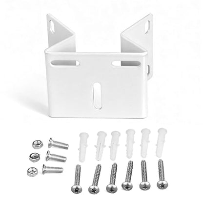 Security Camera Mount Kit, Corner Mount Bracket for Security Cameras, CCTV Surveillance Camera Holder Adapter Compatible with Eufy, Reolink, Tapo and AOSU PTZ Cameras, White (1 Pack) - size: 1 Pack