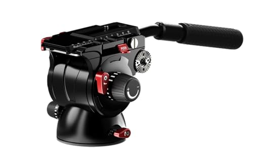 IFOOTAGE Komodo K7 Fluid Tripod Head, Heavyweight Fluid Video Head with Flat Base and Sliding Plate for Quick Connection to The Camera, Used for Professional Photography,Vlogging and Video Production - size: K7