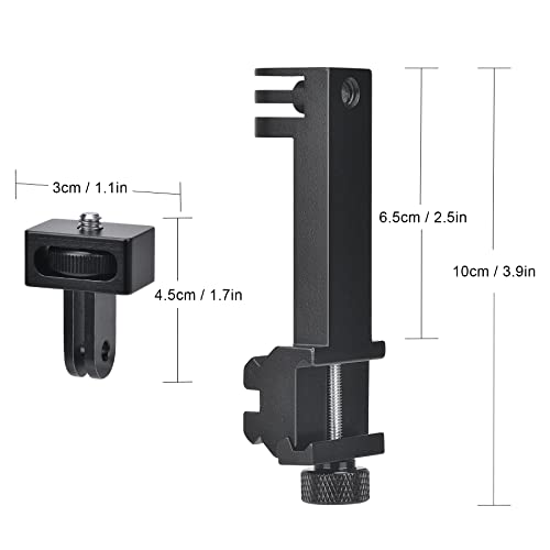 fantaseal High Precision Aluminum Alloy Cell Phone Smartphone Gun Clamp Mount Picatinny Rail Holder Airsoft Hunting FPV Video Recording Kit for iPhone YouTube Tiktok Vlogging