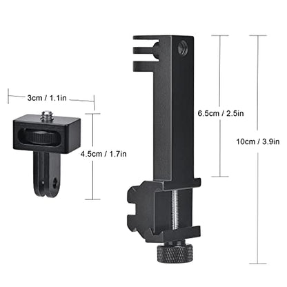 fantaseal High Precision Aluminum Alloy Cell Phone Smartphone Gun Clamp Mount Picatinny Rail Holder Airsoft Hunting FPV Video Recording Kit for iPhone YouTube Tiktok Vlogging