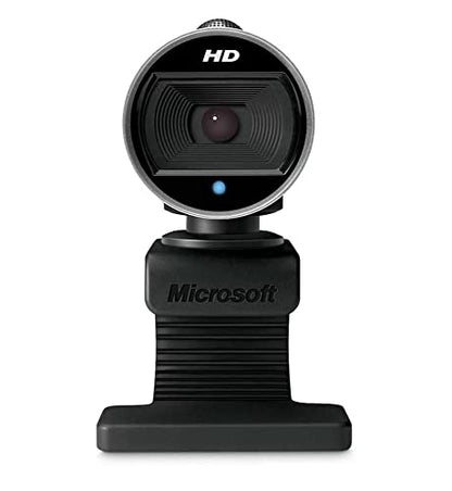 Microsoft LifeCam Cinema,Webcam with built-in noise cancelling Microphone, Light Correction, USB Connectivity, for video calling on Microsoft Teams/Zoom, compatible with Windows 8/10/11/ Mac