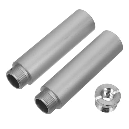 Levemolo 5/8in to 3/8in Microphone Stand Extension Tube Kit Adapter for Desk Arm Stands Live Streaming Recording Accessories