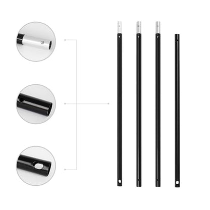 10ft/3M Background Folding Crossbar, Photography Lighting Muslin Backdrop Support Crossbar, 1 x 3m Crossbar, 3 x Clip - size: 1 x Crossbar