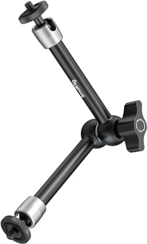 SmallRig 9.8 inch Adjustable Articulating Magic Arm with Both 1/4" Thread Screw for LCD Monitor/LED Lights - 2066B - style: 1-Pack