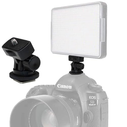 2 pcs Camera hot Shoe Mount Monitor Photography Fill Light Post Conversion Base Cold Shoe Mount Cell Phone Adapter Field Monitor,Video Light, or Microphone
