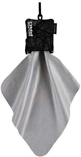 SPUDZ Pro | 10" x 10" Microfiber Cloth Screen & Lens Cleaner w/ 4ml Bottle | - color: Stealth Shadow W/ Bottle of Fogzoff