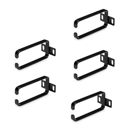 StarTech 5-Pack 1U Vertical 1.8 x 3.9in Cable D-Ring Hooks (CMHOOK1UN5PK) - style: 1U Vertical Sm 5-pk