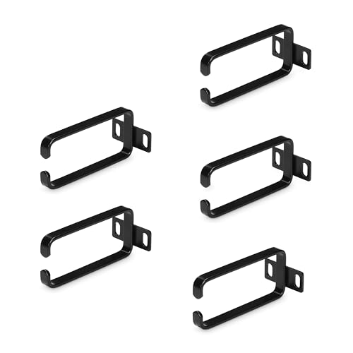 StarTech 5-Pack 1U Vertical 1.8 x 3.9in Cable D-Ring Hooks (CMHOOK1UN5PK) - style: 1U Vertical Sm 5-pk